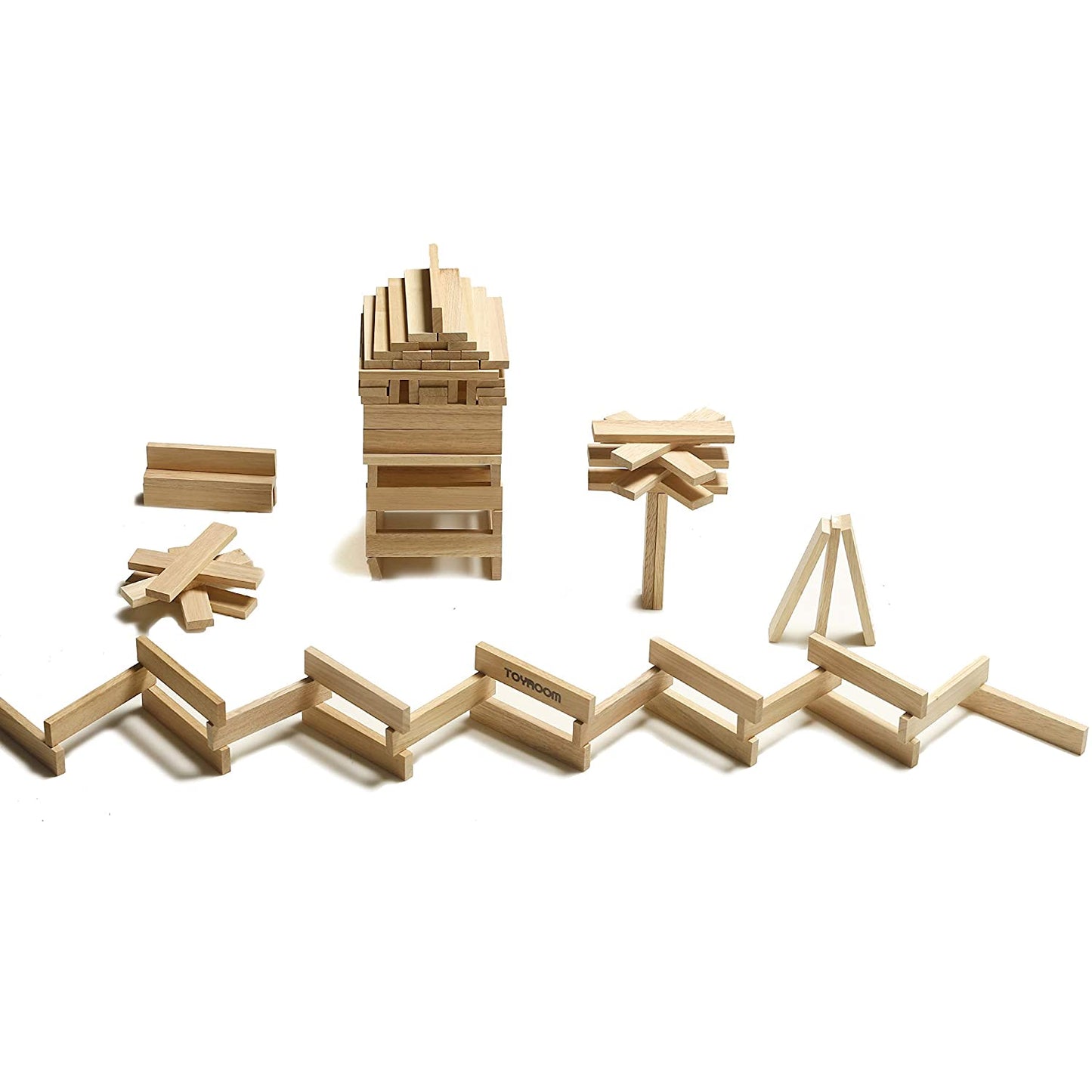 Wooden  Planks / Building Bricks (100 Pieces)