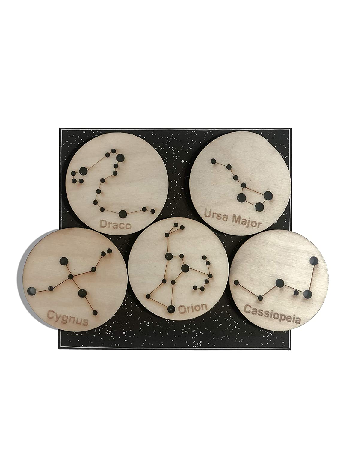 Little Star Gazers' Wooden Constellation Coins (5 Pieces)
