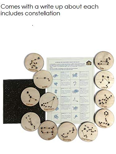 Little Star Gazers' Wooden Constellation Coins (12 Pieces)