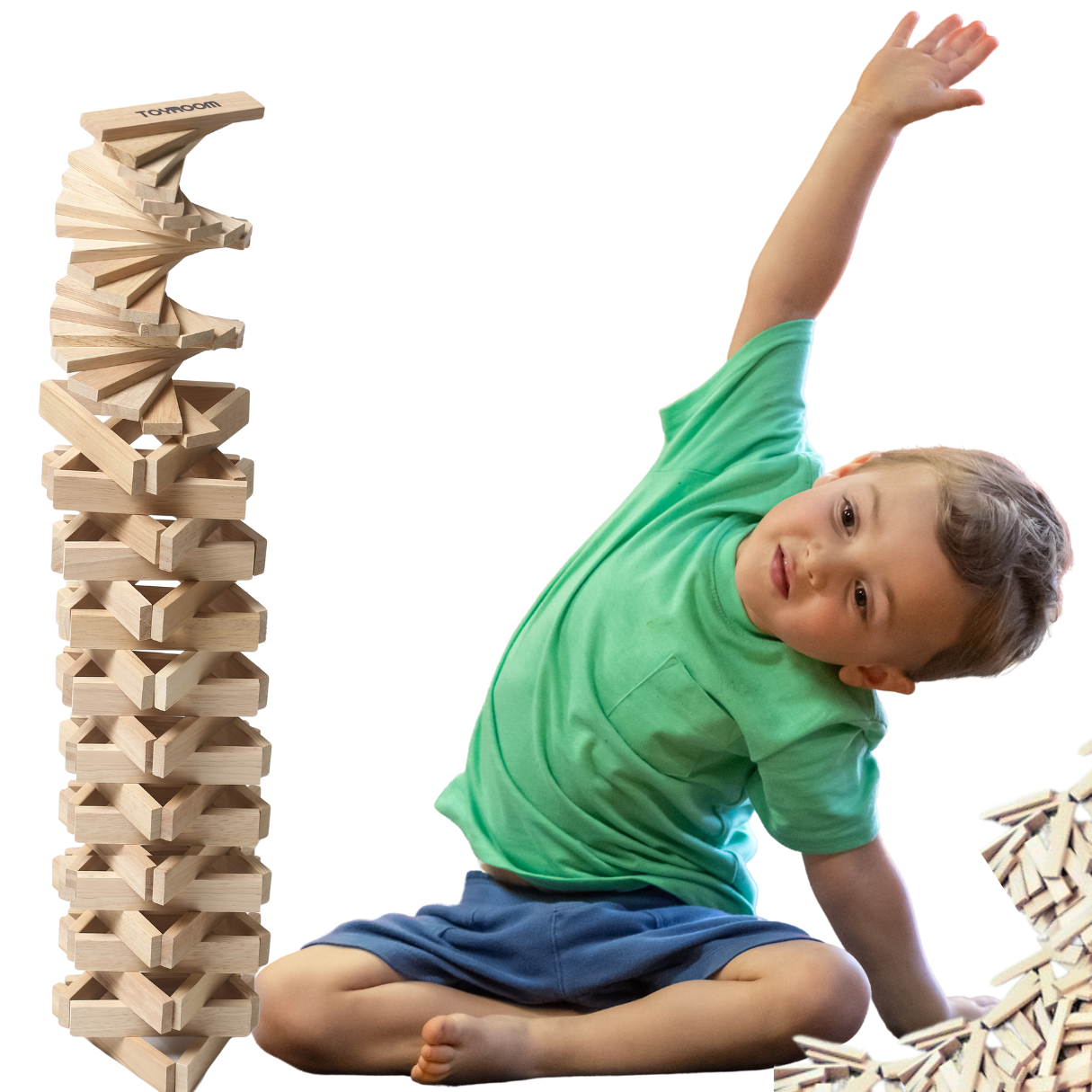 Planks top building blocks