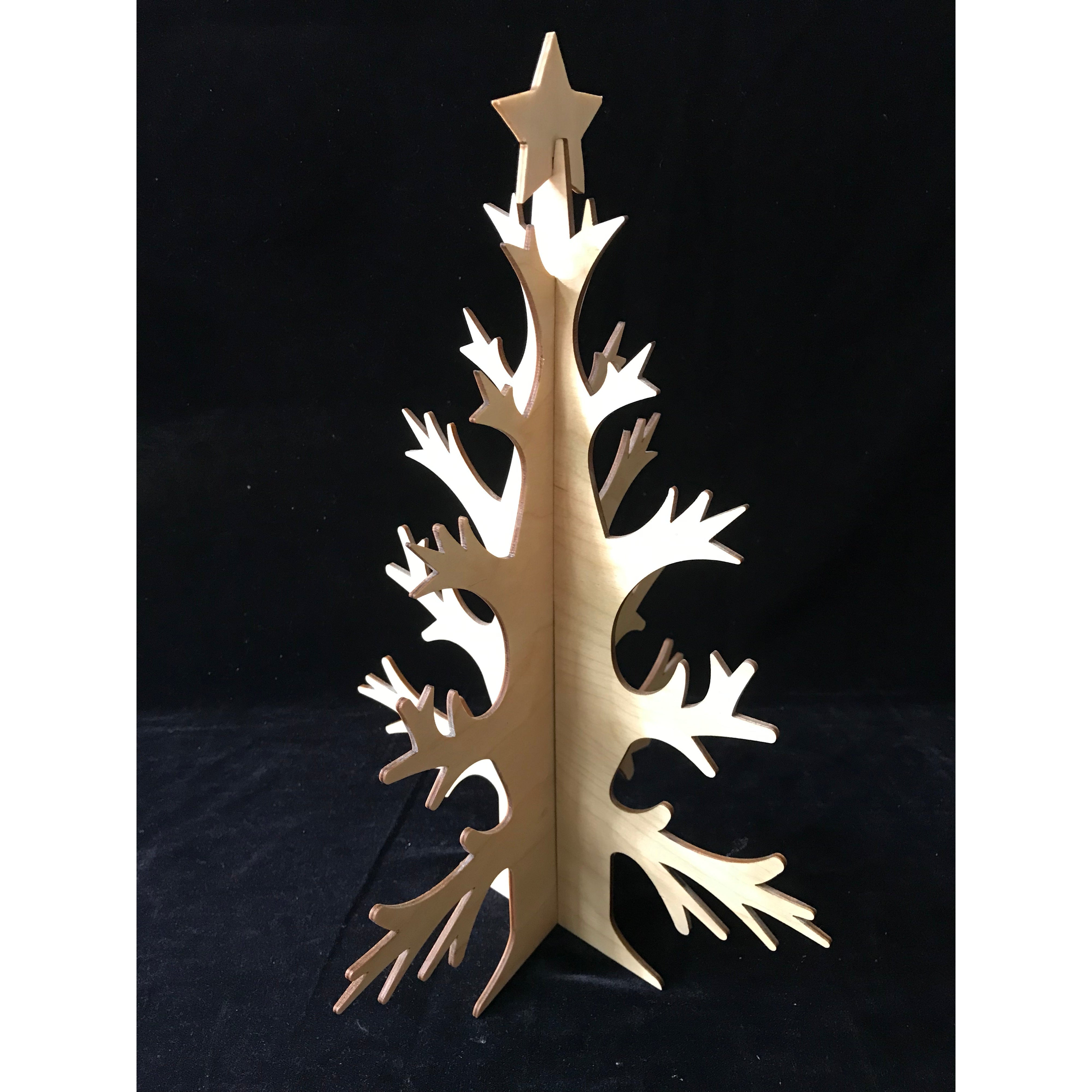 Toyroom Minimalistic Sustainable Wooden DIY Christmas Tree With Star Toyroom minimalistic sustainable wooden diy christmas tree with star
