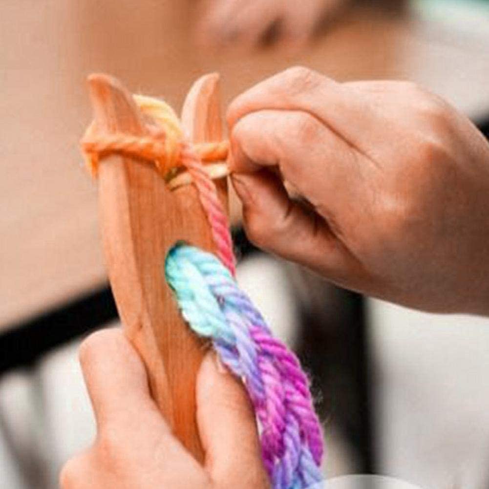 Lucet knitting fork & Kumihimo braiding flower tools  - DIY Rakhi/ Friendship band/ bracelet maker