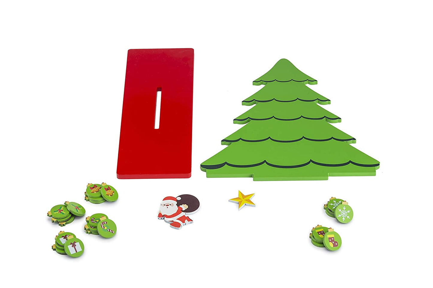 Eco friendly Christmas Tree with Ornaments (Wooden & Magnetic Table Top tree)