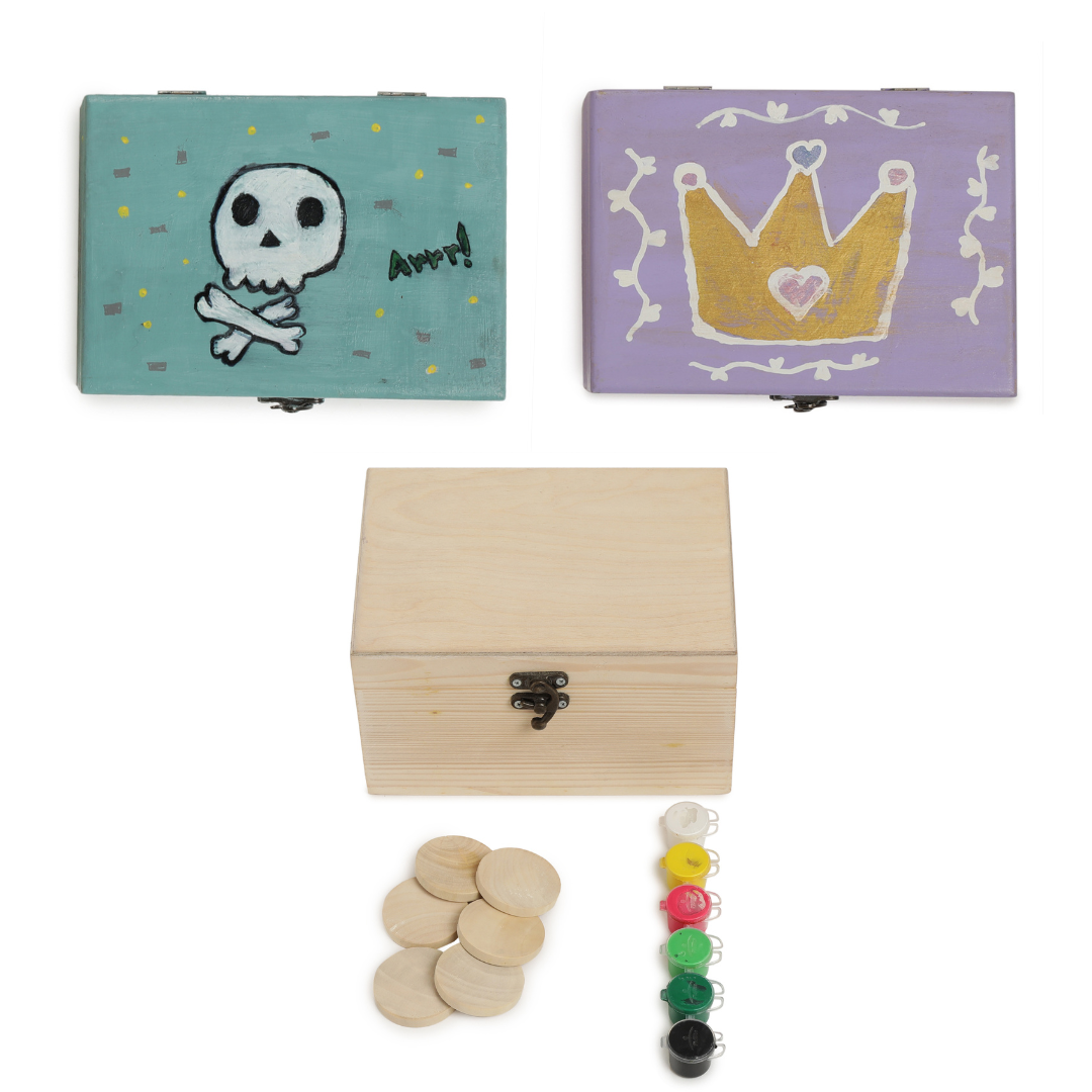 Little Explorer’s DIY Pirate/ Princess Treasure Chest