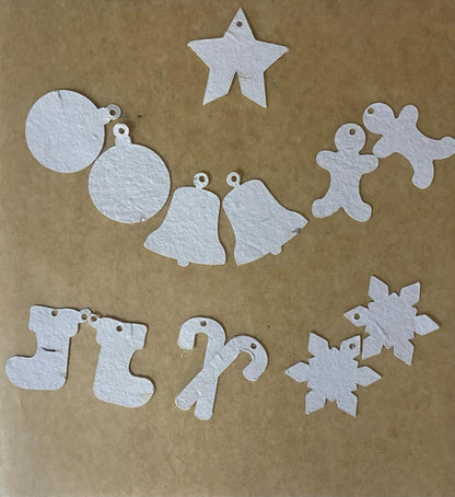 Toyroom Eco friendly Seed Paper Christmas Ornamnets (Set of 24)
