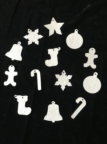 Toyroom Eco friendly Seed Paper Christmas Ornamnets (Set of 24)